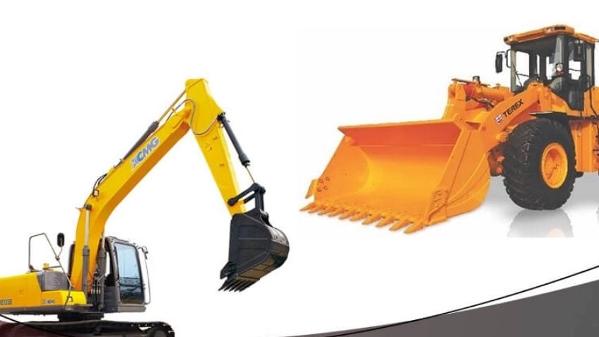 What is the difference between a loader and an excavator?