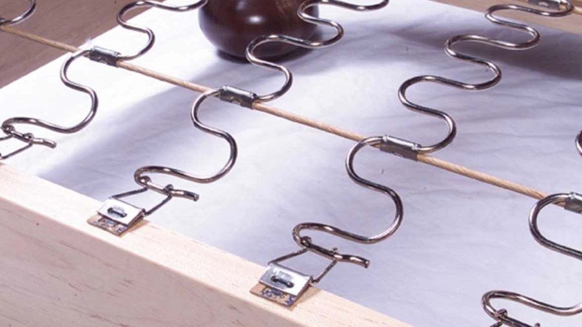 Production and distribution of furniture springs by Mithaq Fener Company in Qom