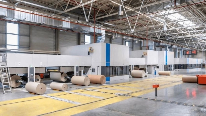 Cardboard sheet production process