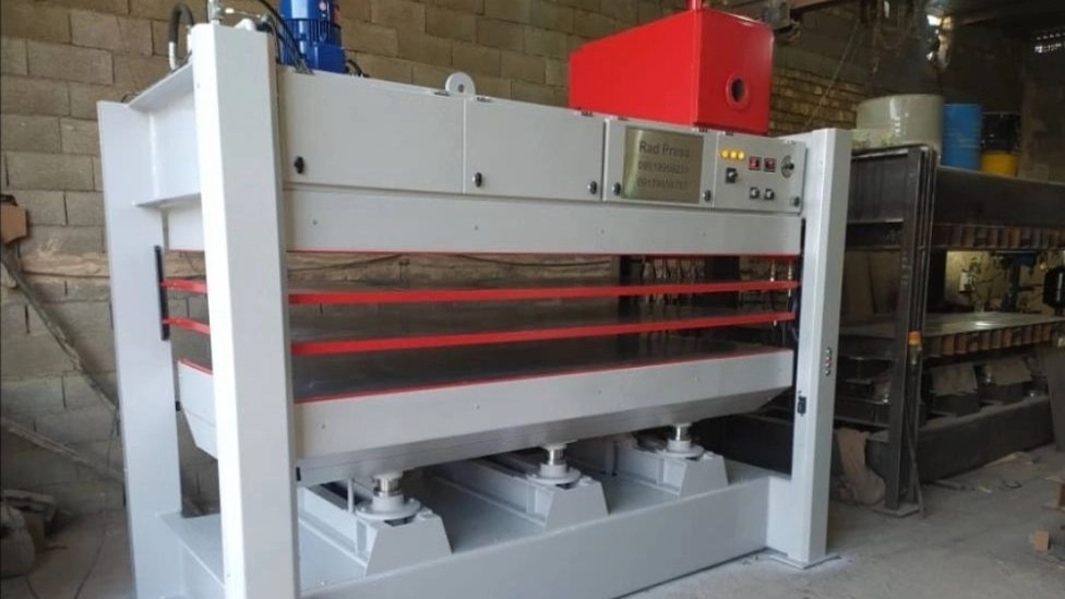Woodworking press machine