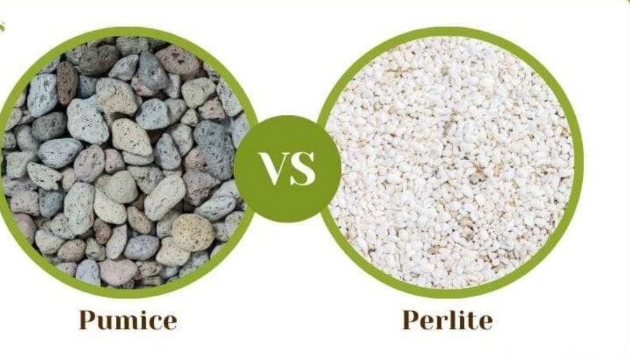 Similarities and uses of perlite and mineral pumice