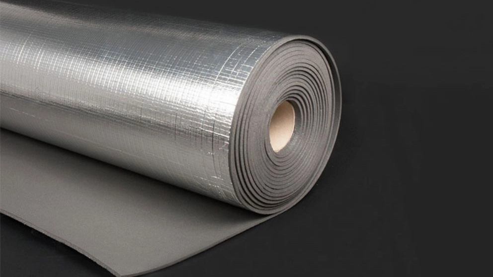 Aluminum foil with polyethylene