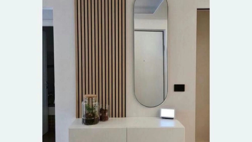 Installation of wall covering and marble sheet in Rasht