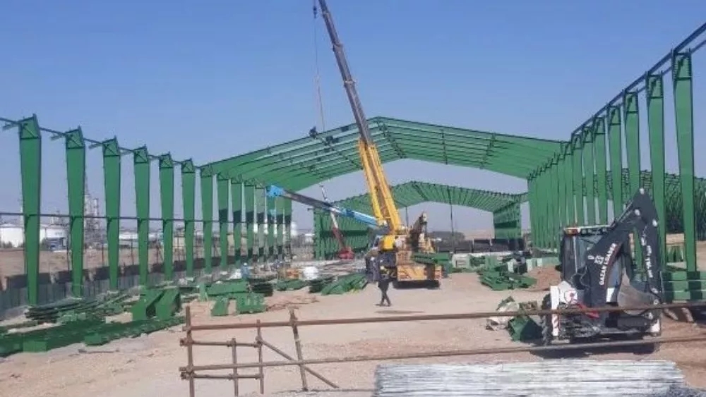 Installation of sandwich panel and Isawand shed