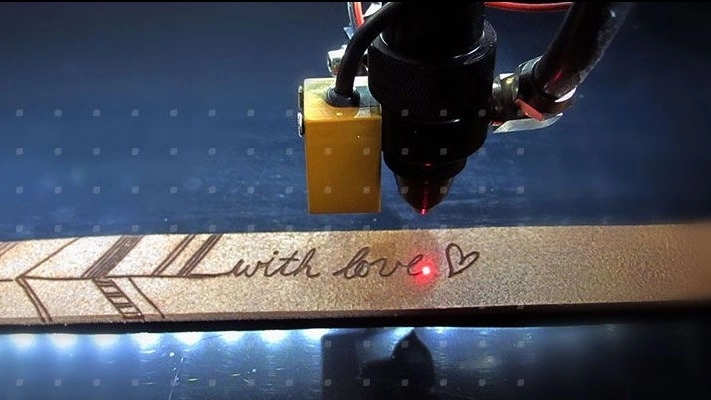 Laser cutting and metal engraving