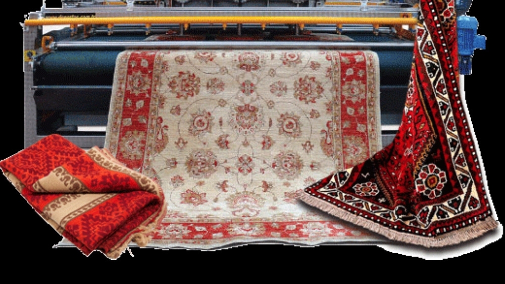 Khursheed carpet cleaning, hand-woven machine carpet washing in Yazd