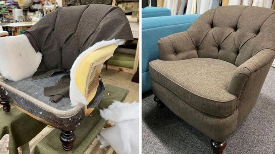 Karimi sofa repairs in Tabriz