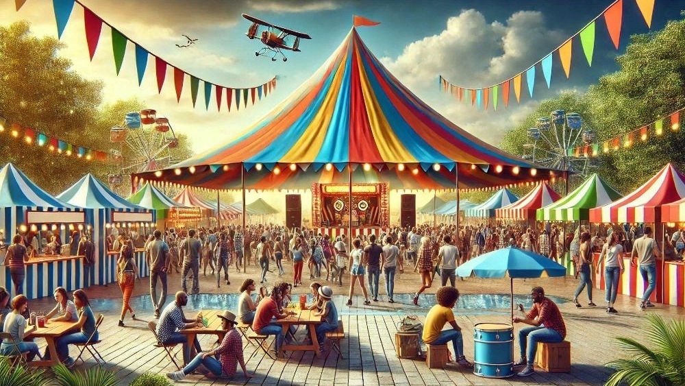 Selling the installation of tarpaulin tents and waterproof container linoleum