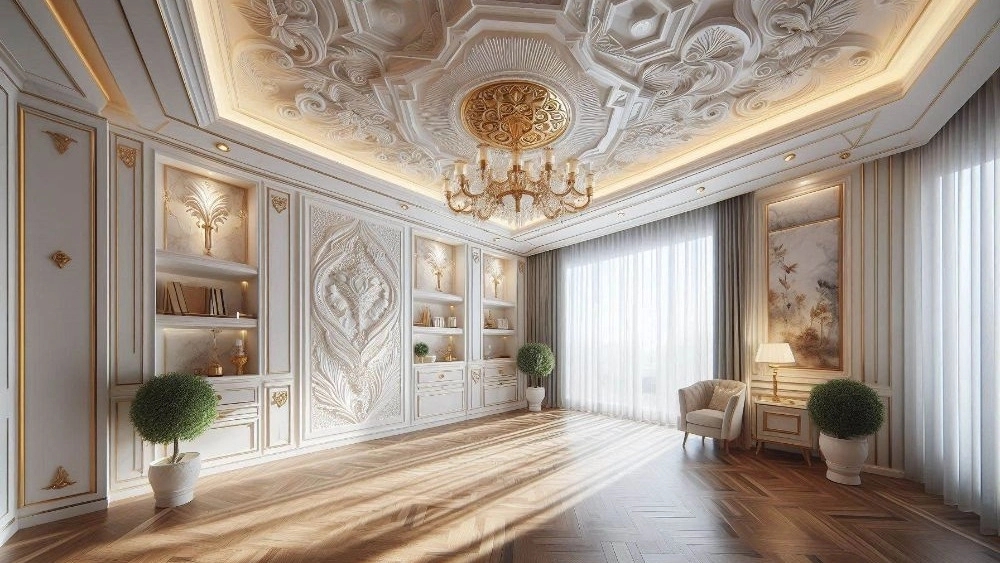 Installation and execution of interior decoration of Delir