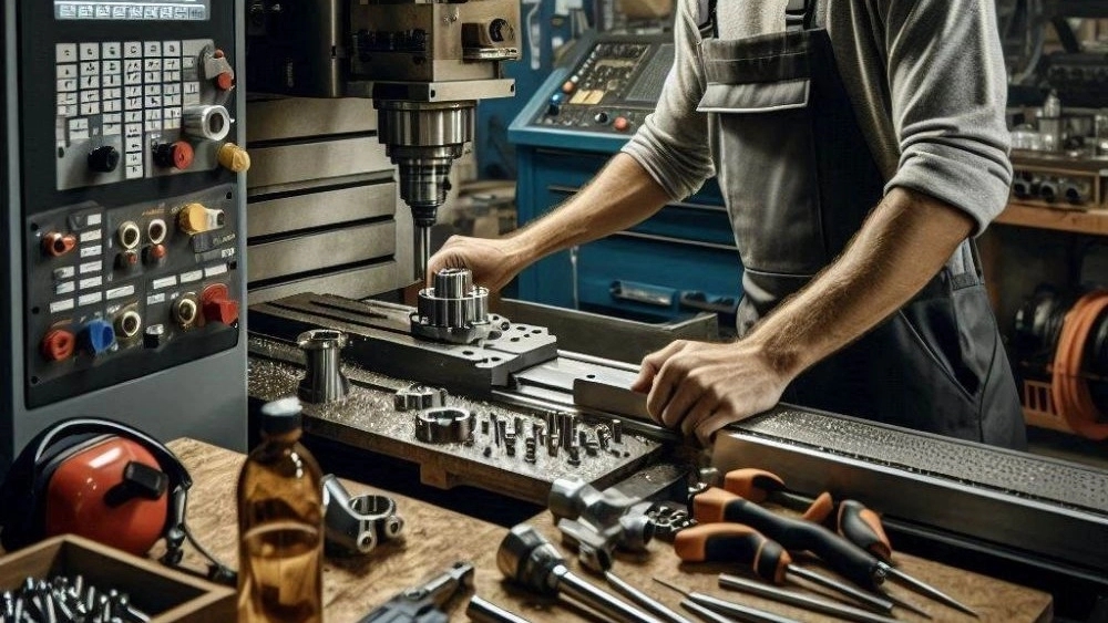 Machinery of industrial parts in Shahriar
