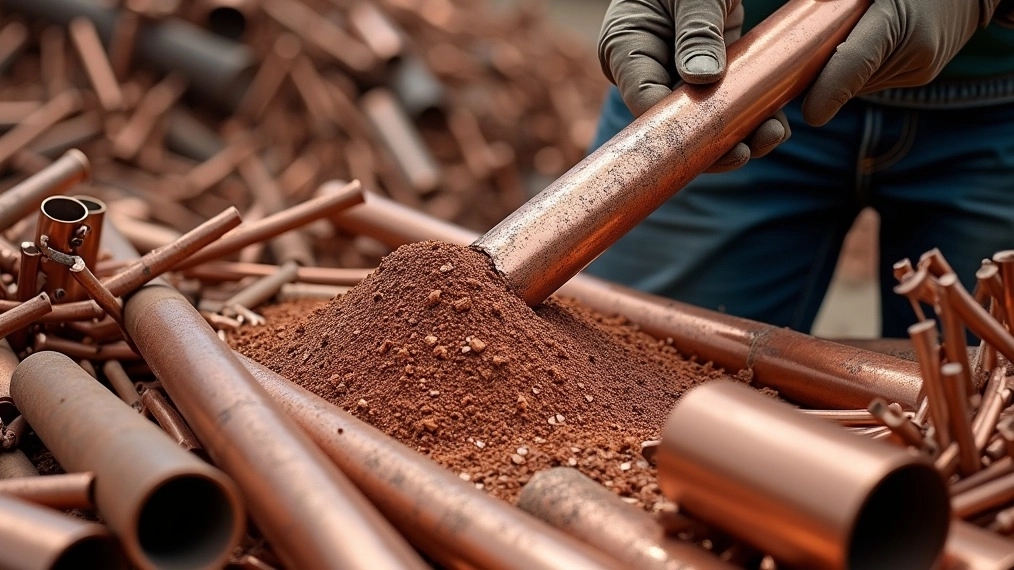 How did the fine waste became the top buyer of copper waste in Tehran's Khavaran?