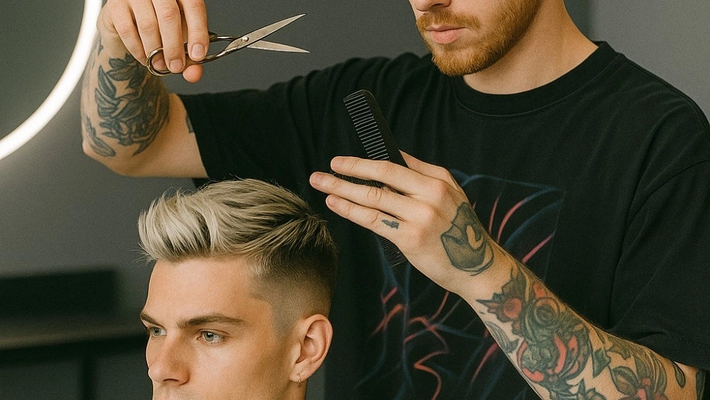 What are men's hairdressing courses? Trimming, color and mesh, groom