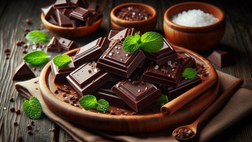 The process of producing bitter and sweet chocolate at Tehran's Roshouh Chocolate Factory