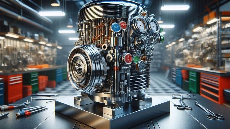 Production and repair of a piston compressor with a civil compressor in the city of Quds