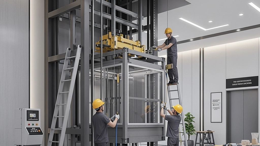Installation of tensile elevator in Mazandaran