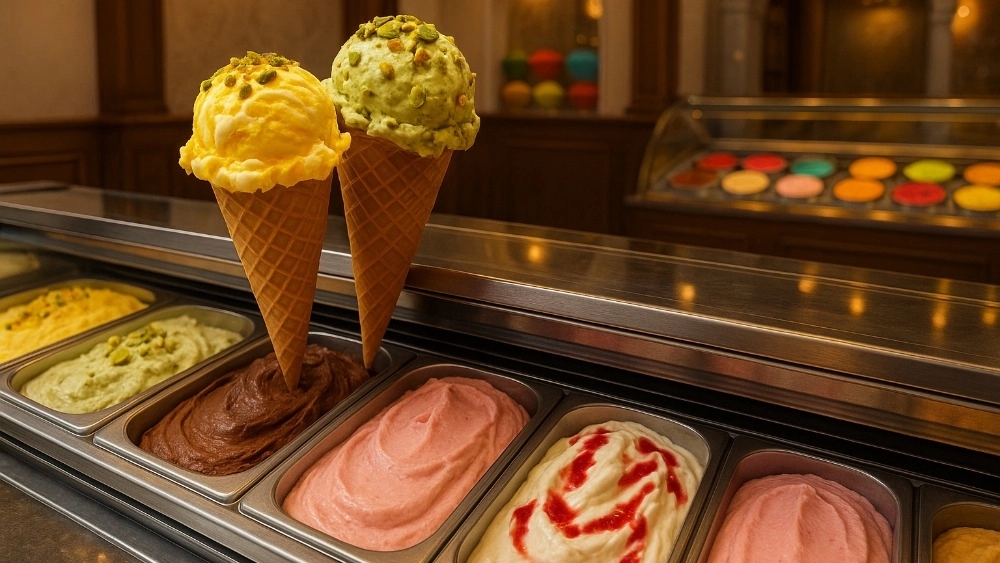 Buy Original Behroozing Ice Cream in Valiasr Tabriz Traditional Traditional Ice Cream