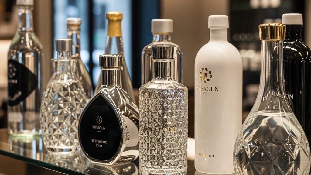 Sale of fancy mineral water with luxurious and stylish packages