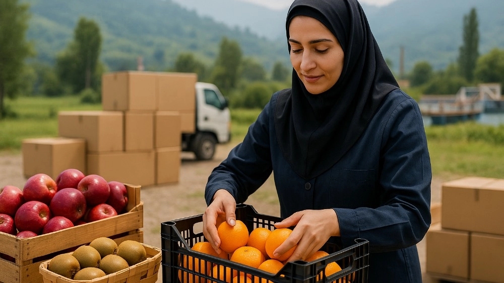 Export and import of fruit in the Talesh