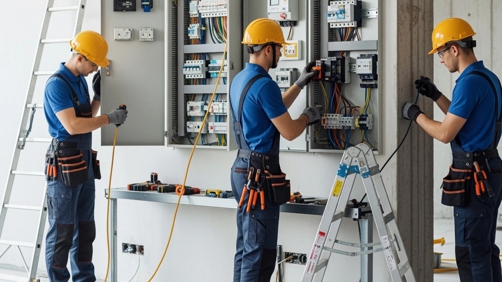 Installation and commissioning of building electricity equipment in Tehran