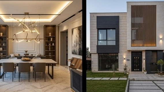 Adineh Palace Construction Group, interior and exterior design of the building in Tabriz
