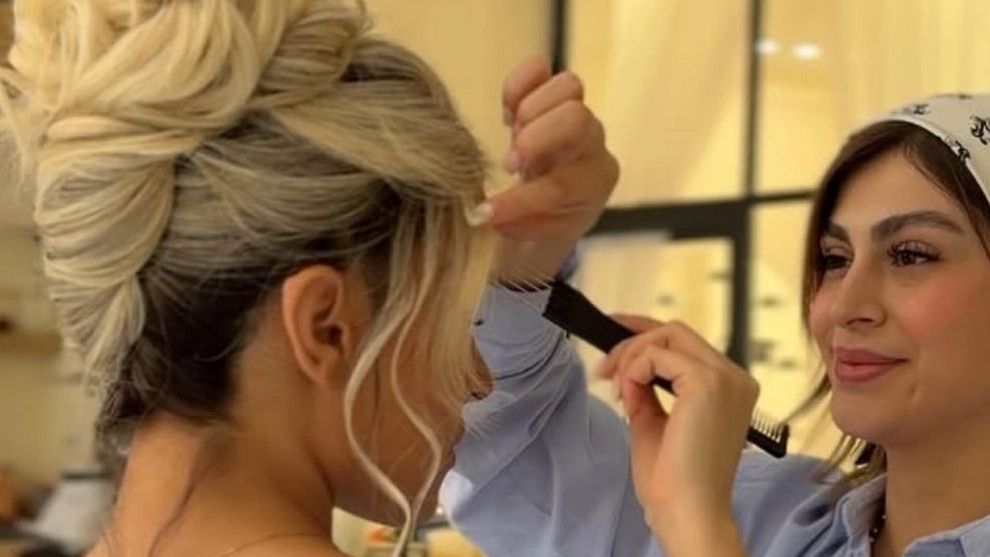 Maryam Khordmand's hair beauty services, providing services and hairstyling training in Tehran