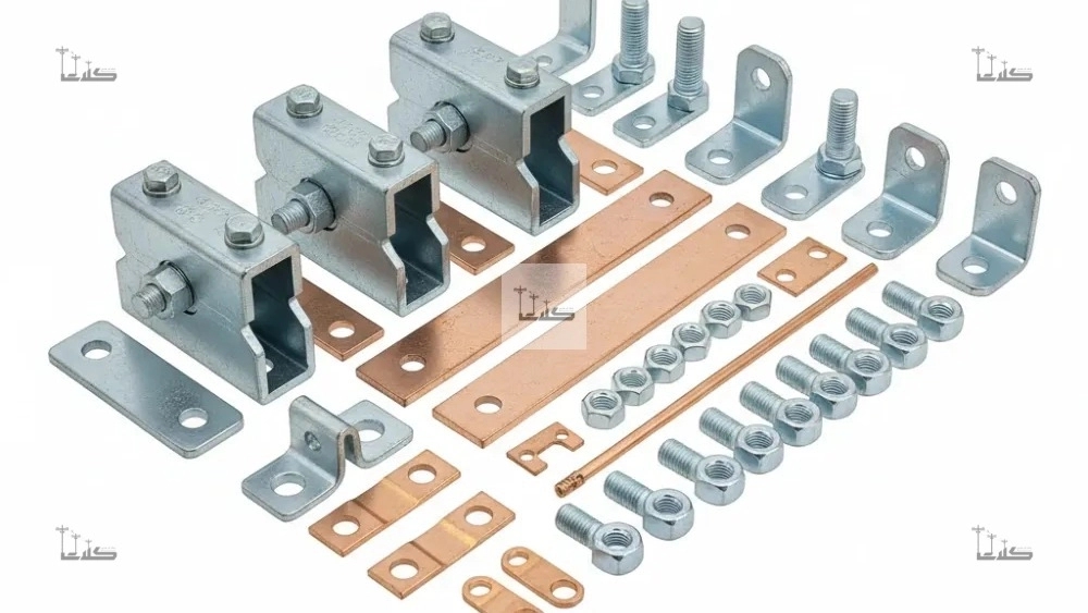 All kinds of connections and fittings for power transmission in power networks and panels