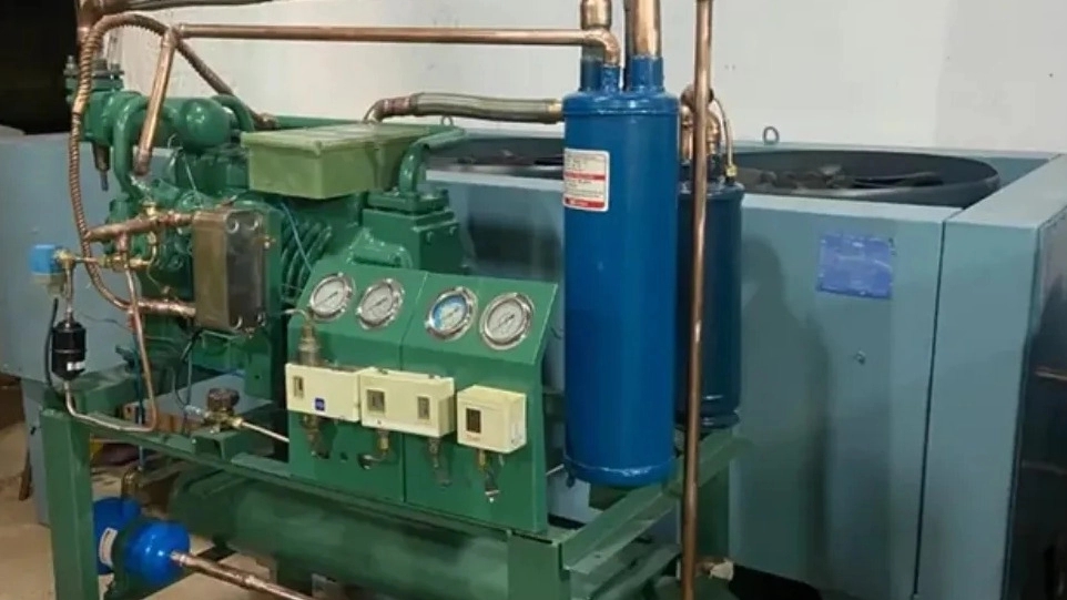 New Sardine Techno Store, selling stock compressors and cold storage equipment in Urmia