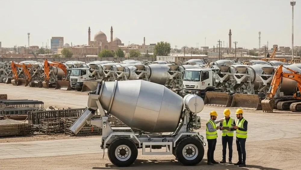 Specialized sale of concrete mixer in Isfahan