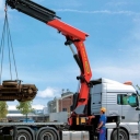 Raztaghil Raz, transportation of light and heavy objects by crane in Shiraz