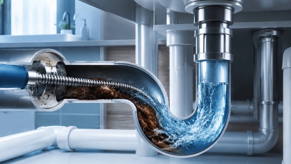 Urgent pipe opening in Rasht
