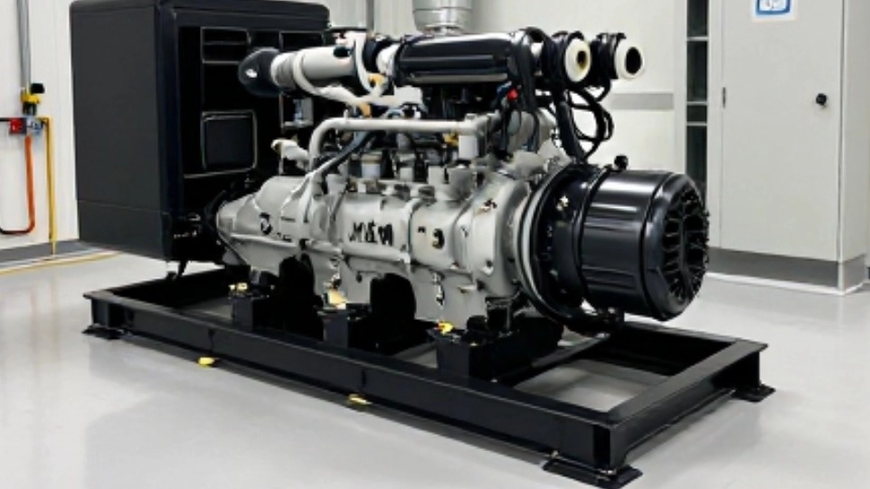 Installation of our 150 Kava gas engine with standard execution precision and reliable delivery