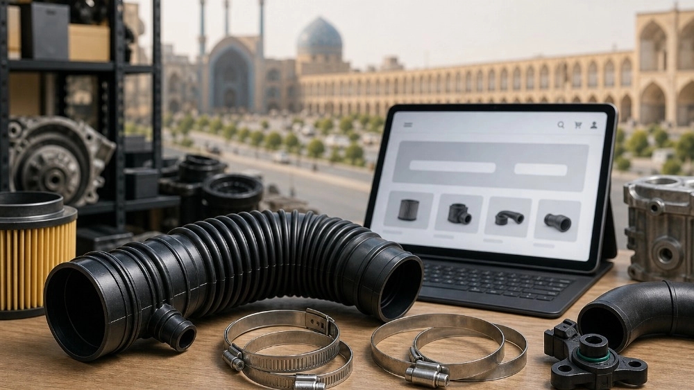 İsfahan'da araba parçaları ve havalandırma borularının çevrimiçi satın alınması