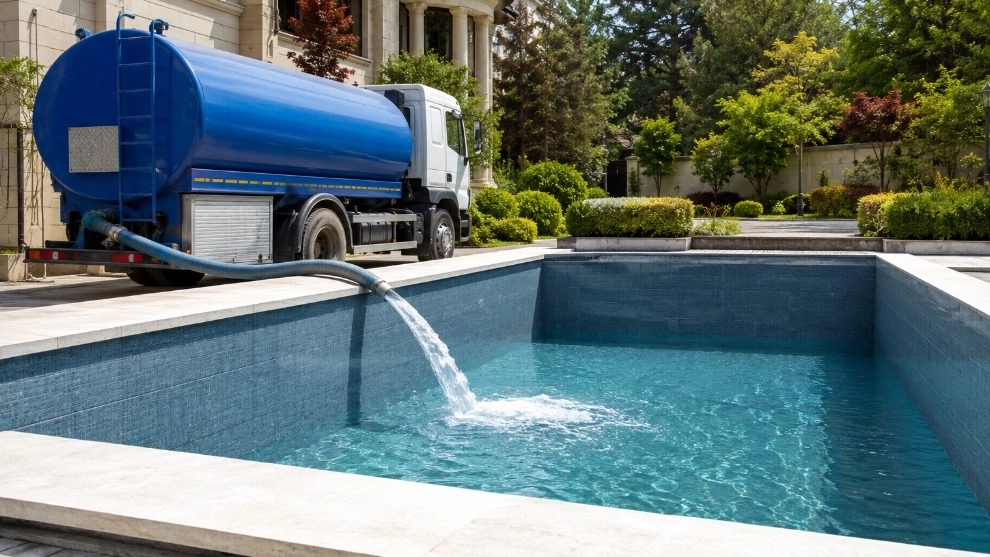 Baufa water supply, pool and green space water supply services in district one of Tehran