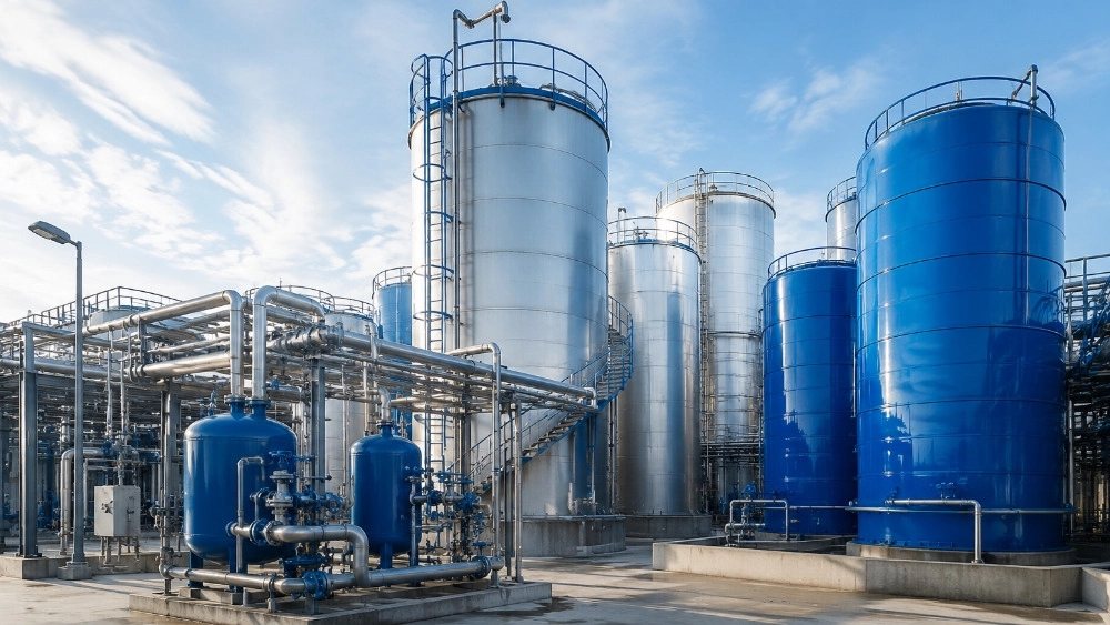Professional tank construction for storing chemicals in Tehran