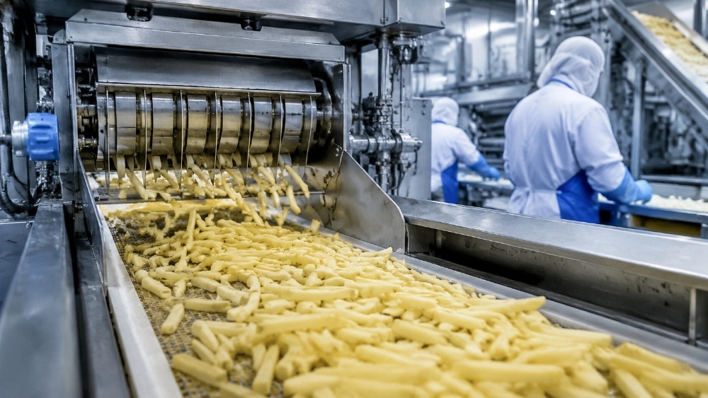Export of sliced potatoes to Belarus