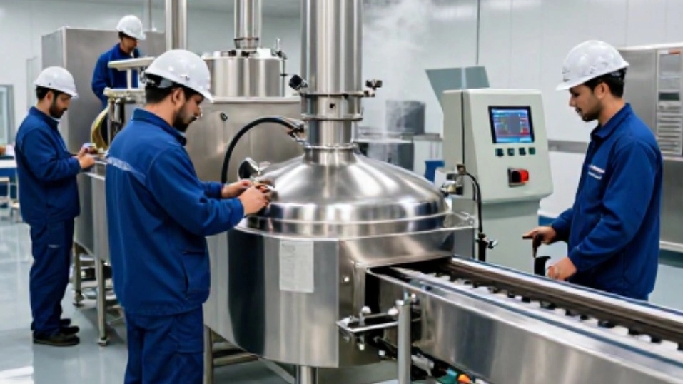 Installation guide for pasteurization tunnel in specialized installation factory and basic setup