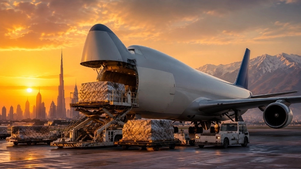 Air transportation from Dubai to Tabriz is the fastest way to send cargo