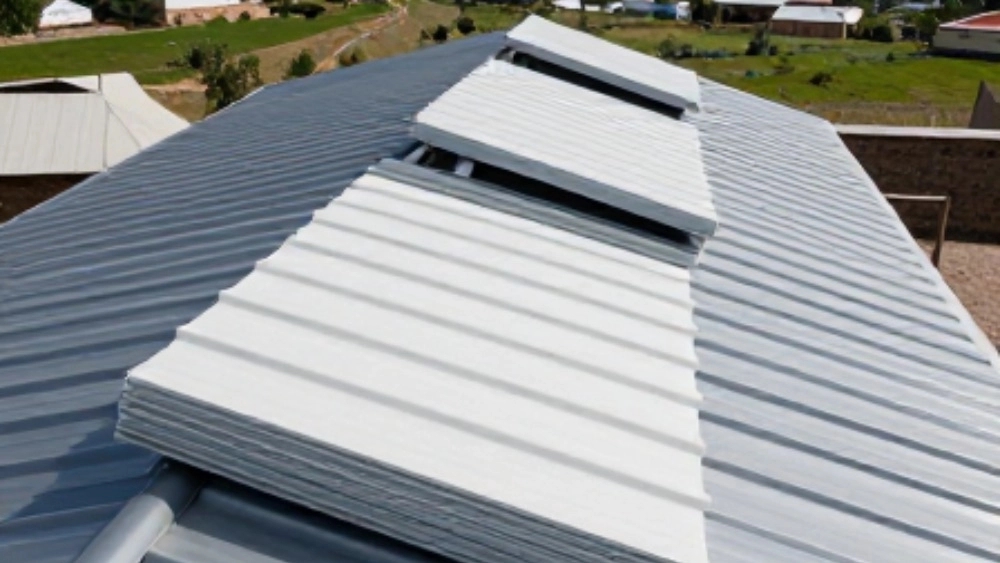 Sale of metal, plastic and cement roofs in Iran