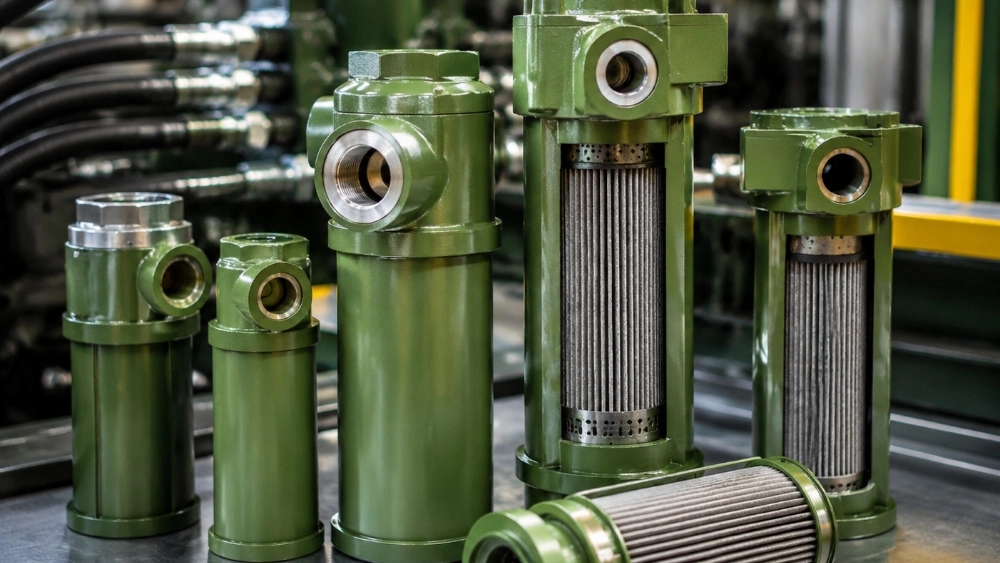 Hidak hydraulic oil filter introducing 1.300, 2.600 and 2.500 series