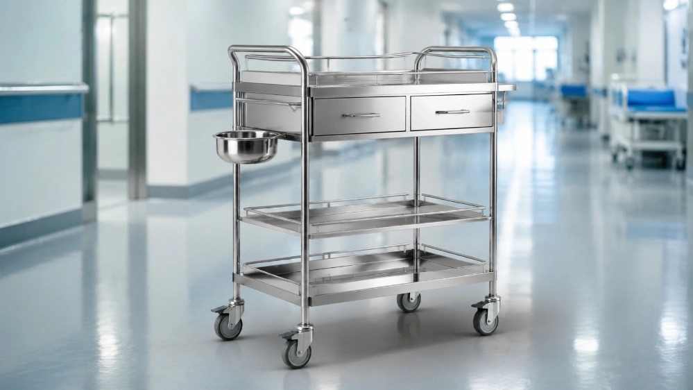 Buying a steel dressing trolley in Tehran