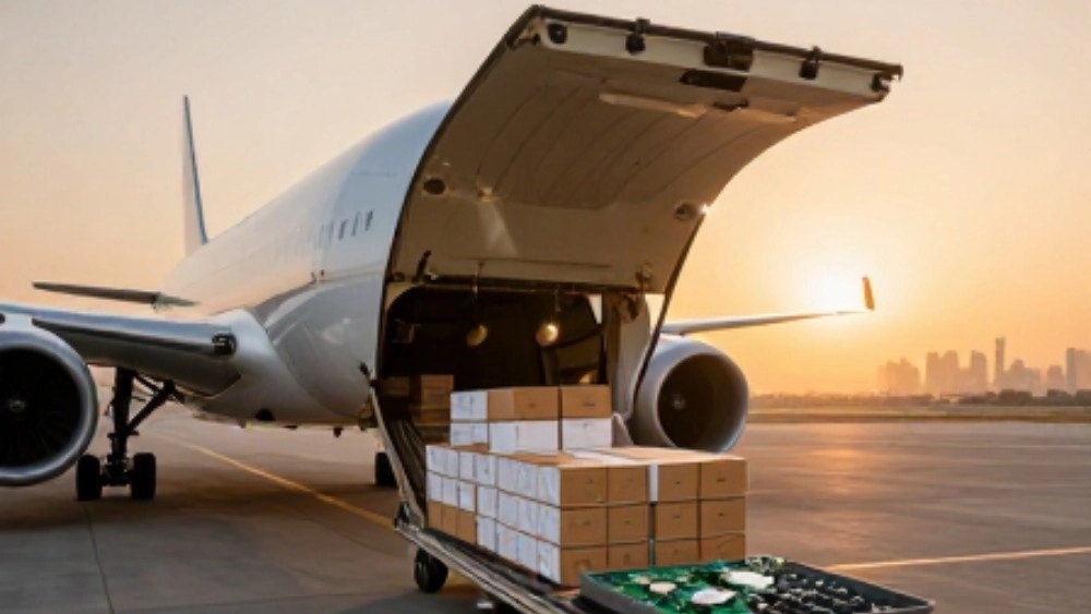 Importing electronic components from Dubai by air