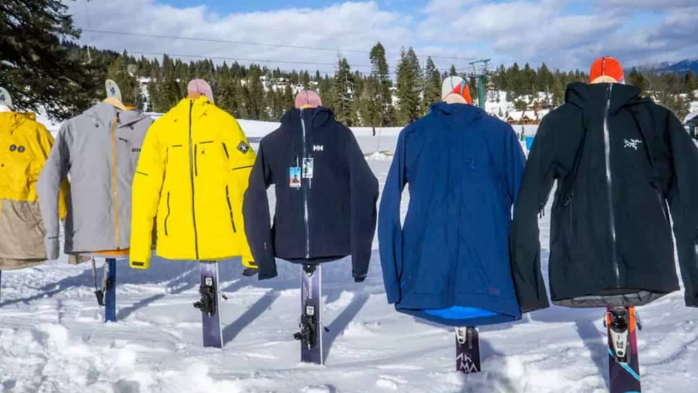 Stock ski mountaineering clothing