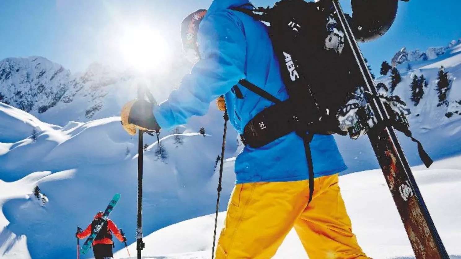 Stock ski mountaineering clothing