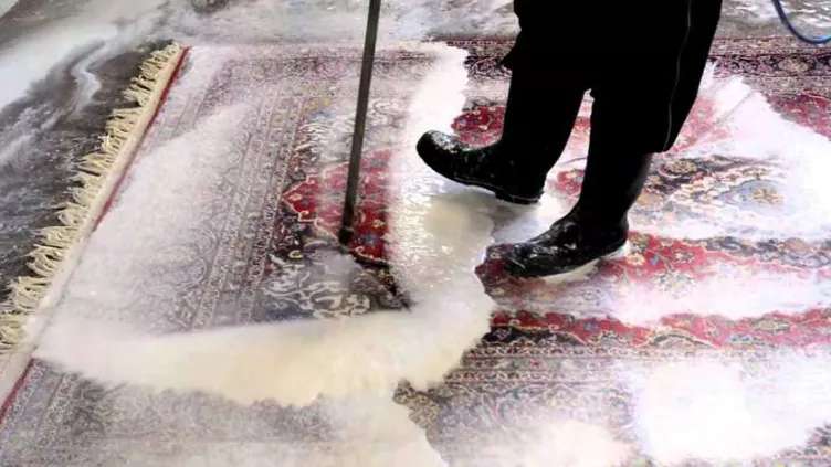 Mehdi Aj carpet cleaning in Alborz