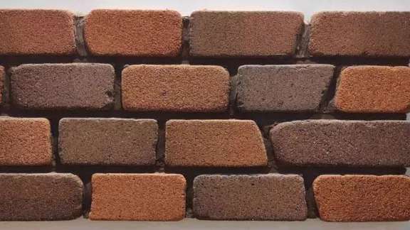 Brick facade of a beautiful house in Ramsar