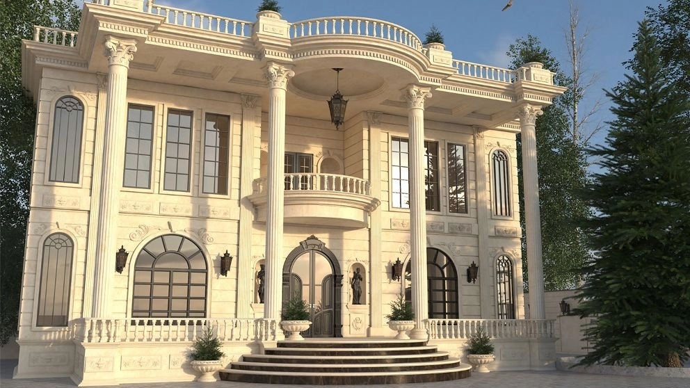 Types of stones that can be used in the Roman facade