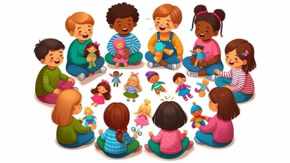 فواید عروسک بازی در کودکان