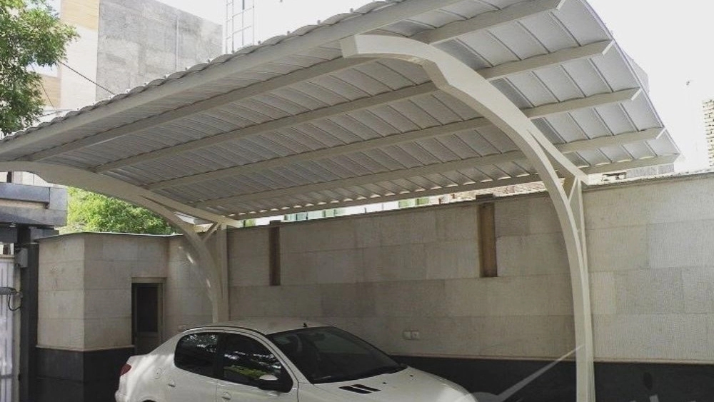 ابعاد مناسب پارکینگ جهت نصب سایبان خودرو