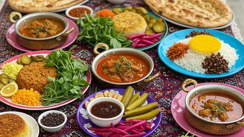 Ardebil's most delicious home cuisine experience in Cherry Restaurant Cafe