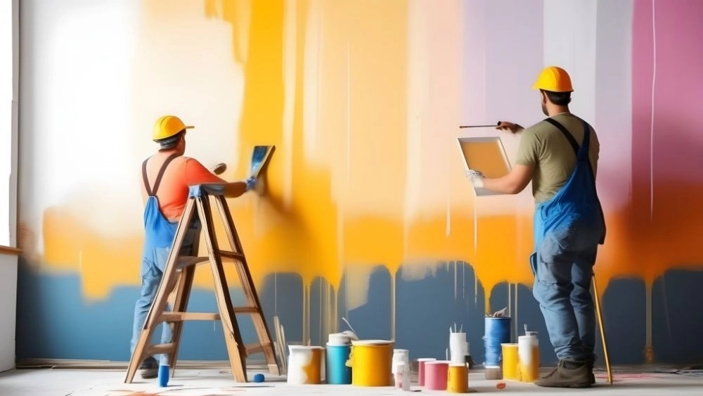 أفضل خدمات الطلاء بناء في كاراج مع زخرفة واحدة